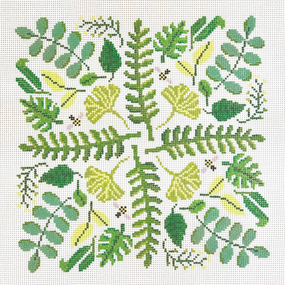 Mopsey Designs Botanical Mandala Needlepoint Canvas