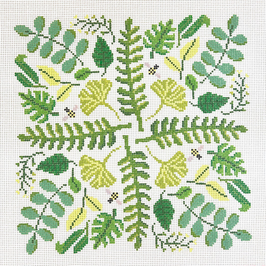 Mopsey Designs Botanical Mandala Needlepoint Canvas