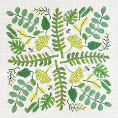 Mopsey Designs Botanical Mandala Needlepoint Canvas