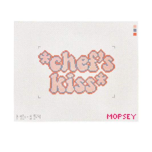 Mopsey Designs Chef's Kiss Needlepoint Canvas