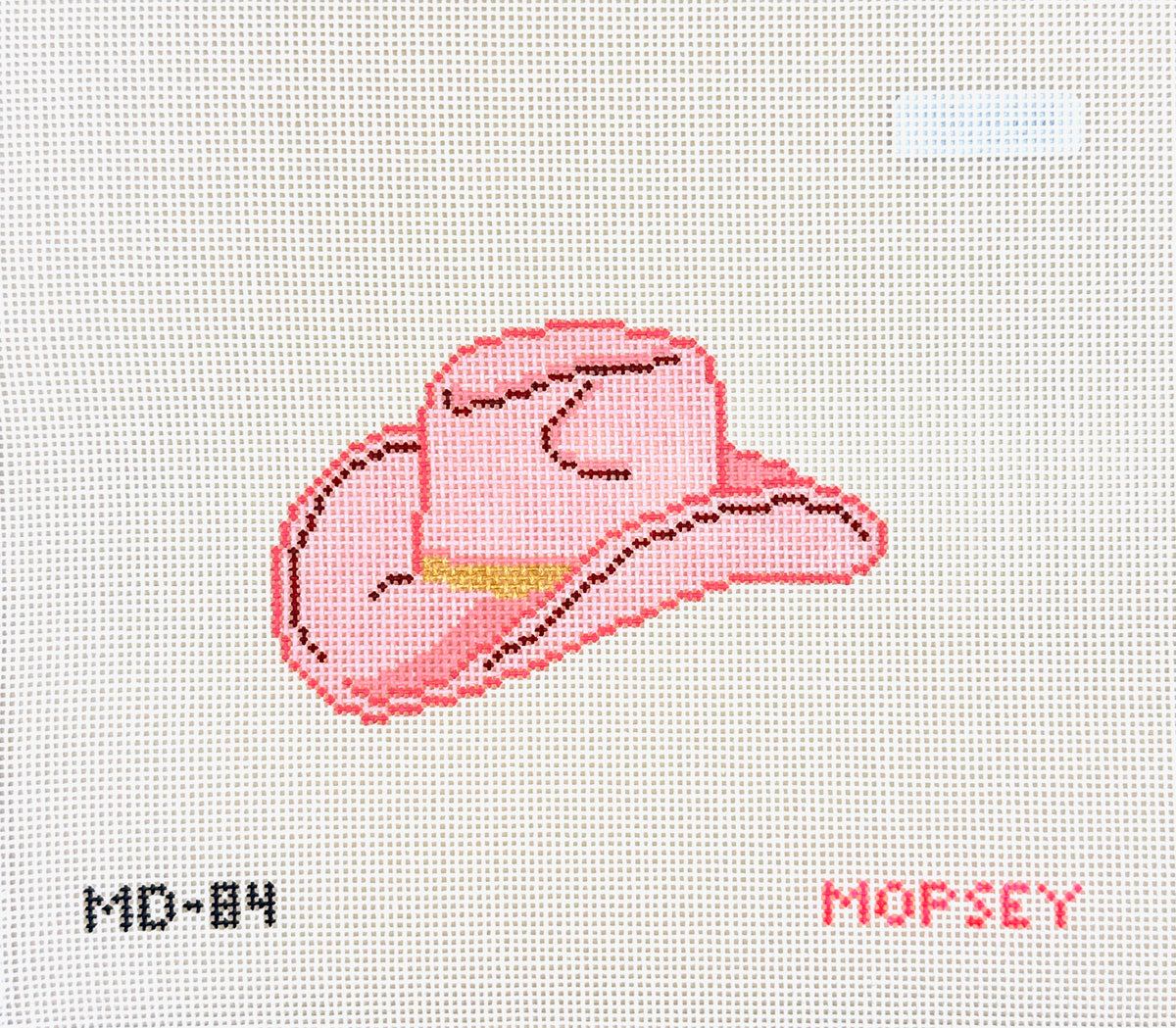 Mopsey Designs Cowgirl Hat Needlepoint Canvas