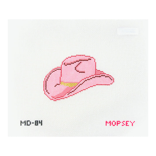 Mopsey Designs Cowgirl Hat Needlepoint Canvas