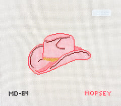 Mopsey Designs Cowgirl Hat Needlepoint Canvas