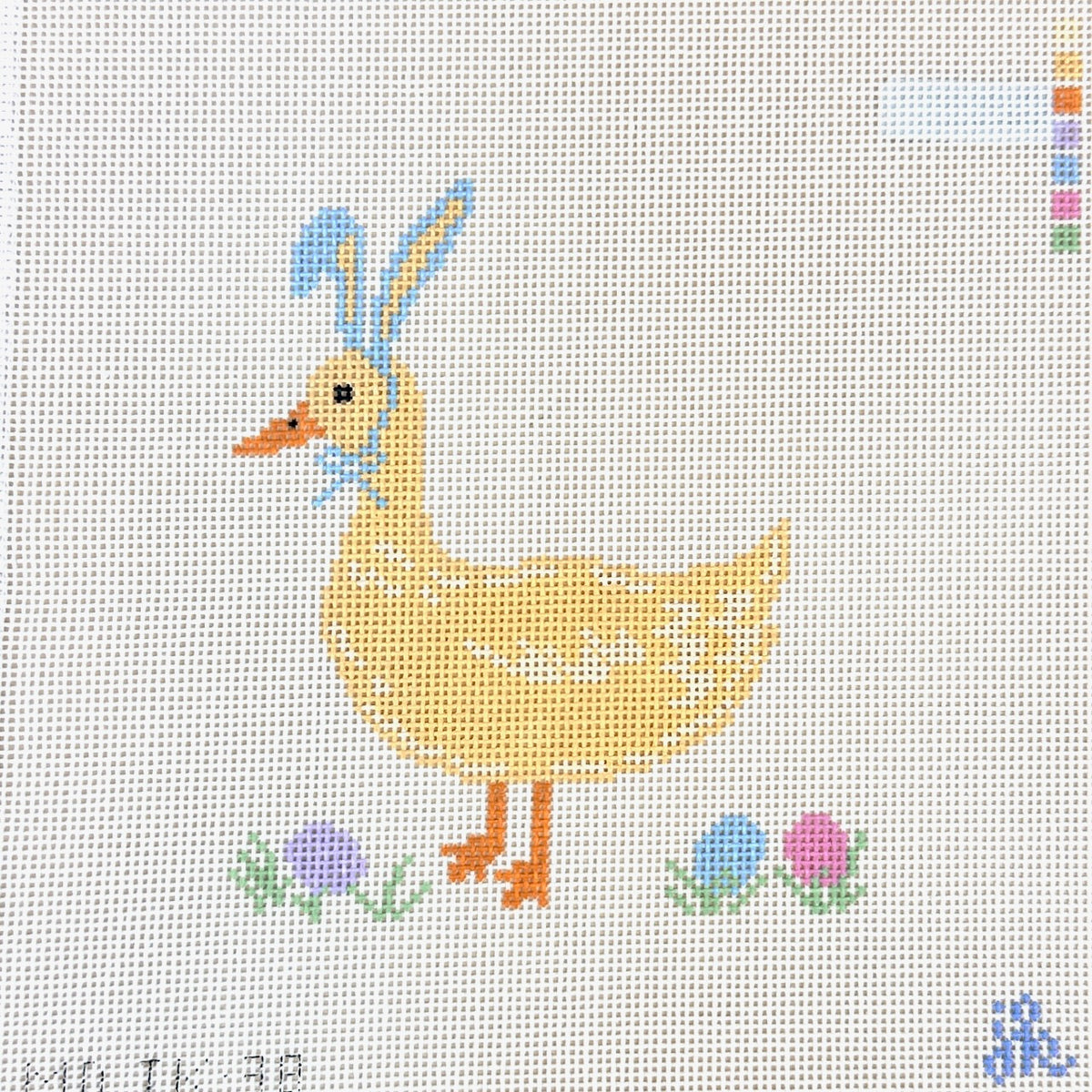 Mopsey Designs Jenny Koland Easter Duck Needlepoint Canvas