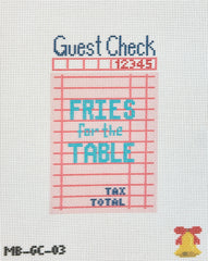 Mopsey Designs Ma Belle Fries for the Table Needlepoint Canvas
