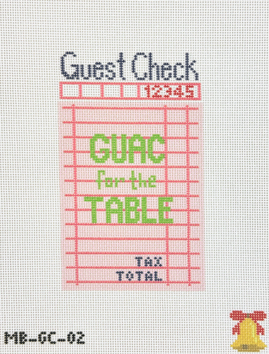 Mopsey Designs Ma Belle Guac for the Table Needlepoint Canvas