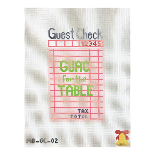 Mopsey Designs Ma Belle Guac for the Table Needlepoint Canvas