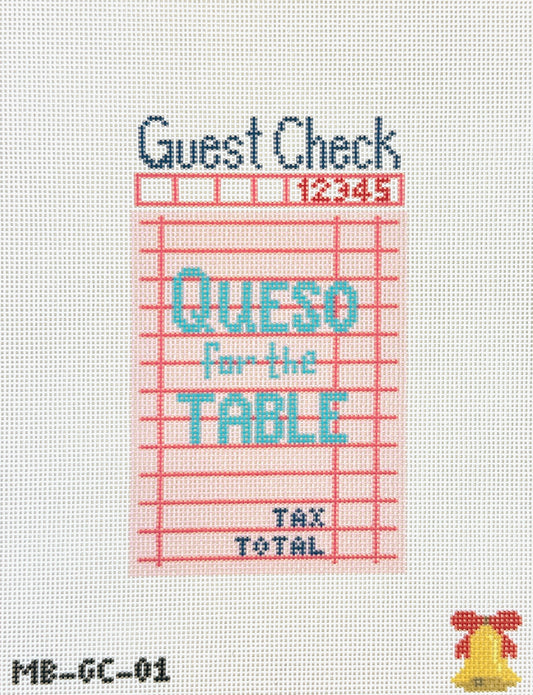 Mopsey Designs Ma Belle Queso for the Table Needlepoint Canvas