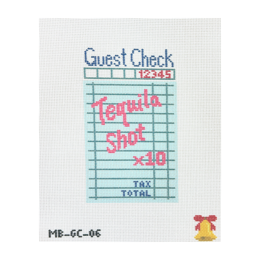 Mopsey Designs Ma Belle Tequila Shot x10 Needlepoint Canvas