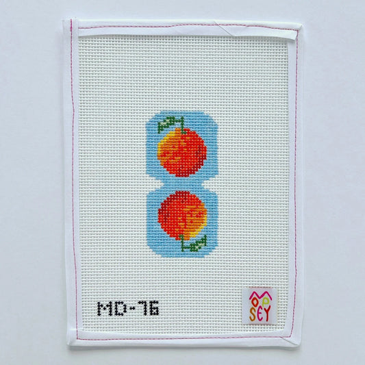 Mopsey Designs Oranges Charm Needlepoint Canvas