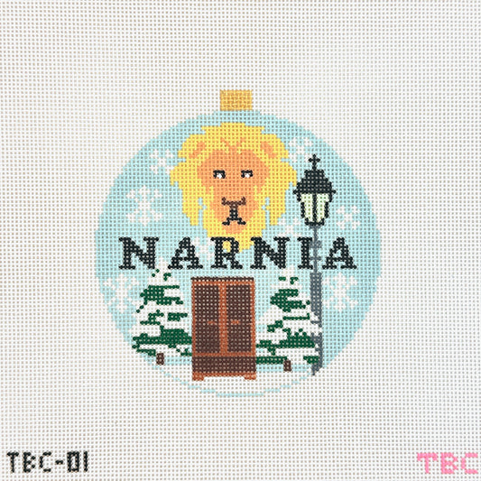 Mopsey Designs The Book Canvas: Narnia Needlepoint Canvas