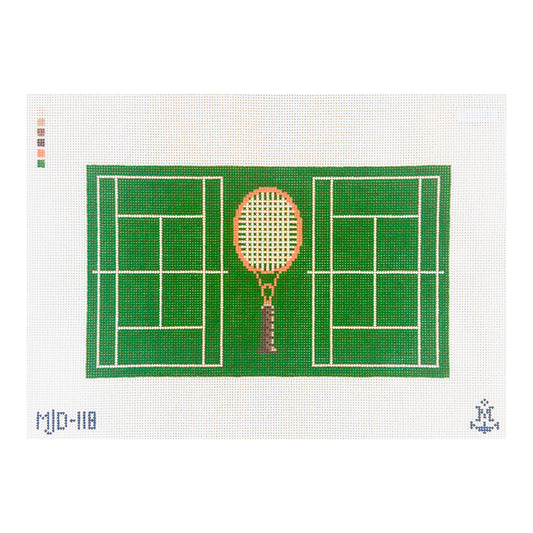 Morgan Julia Designs Seeing Doubles Clutch Needlepoint Canvas