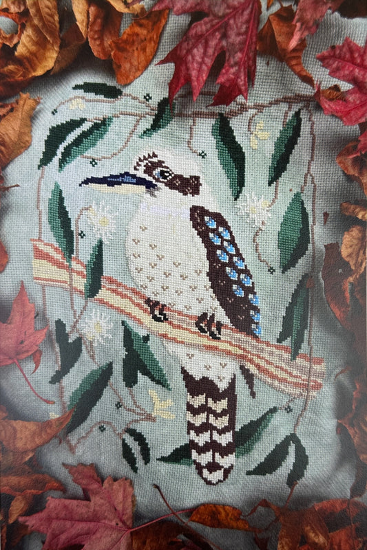 Mudpuppy Stitchery Mischievous Eucalyptus Cross Stitch Pattern