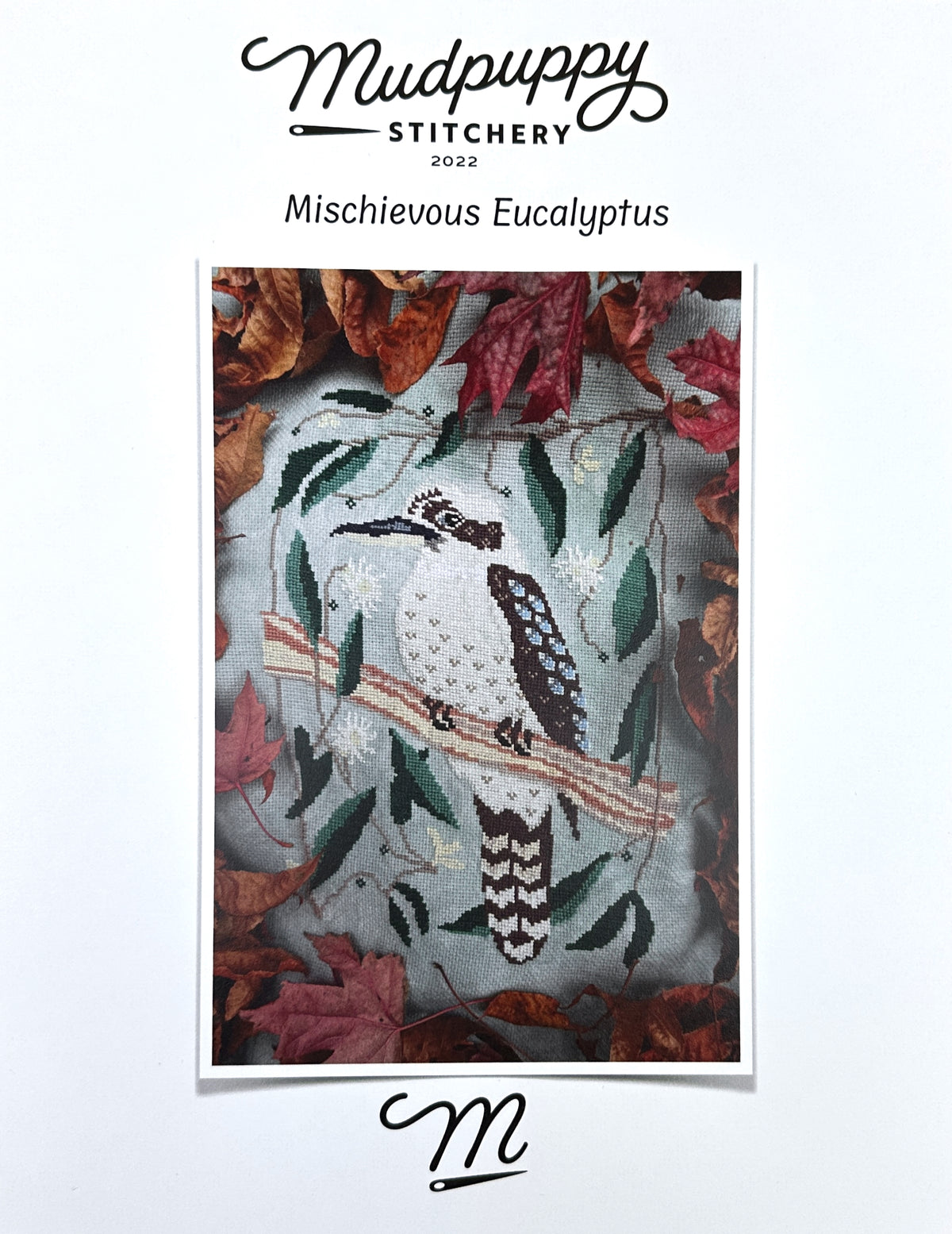 Mudpuppy Stitchery Mischievous Eucalyptus Cross Stitch Pattern