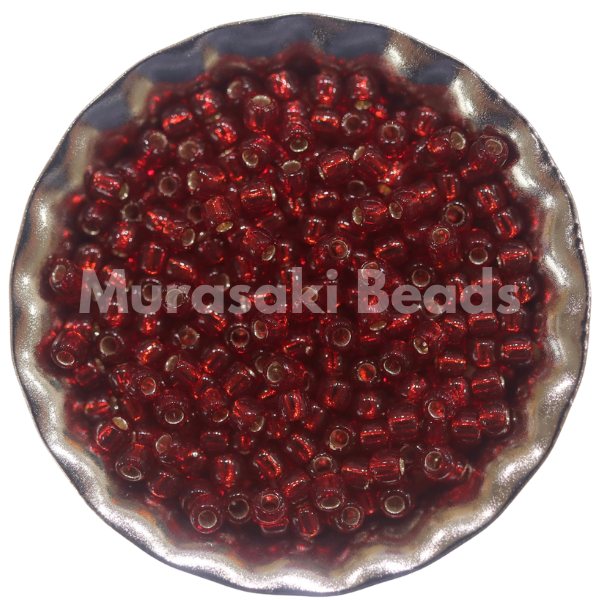Murasaki Glass Seed Beads Size 11 - 11B Garnet