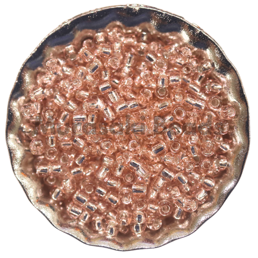 Murasaki Glass Seed Beads Size 11 - 12A Champagne Rose
