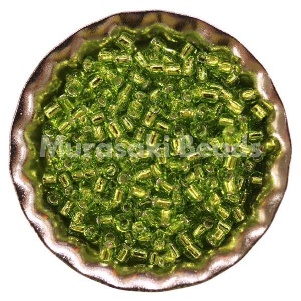 Murasaki Glass Seed Beads Size 11 - 14 Lime Green