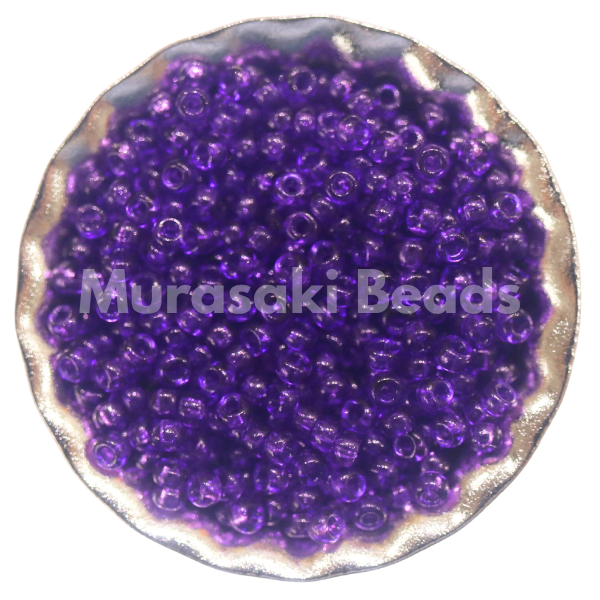 Murasaki Glass Seed Beads Size 11 - 153D Purple