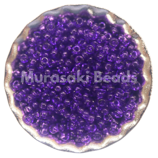 Murasaki Glass Seed Beads Size 11 - 153D Purple