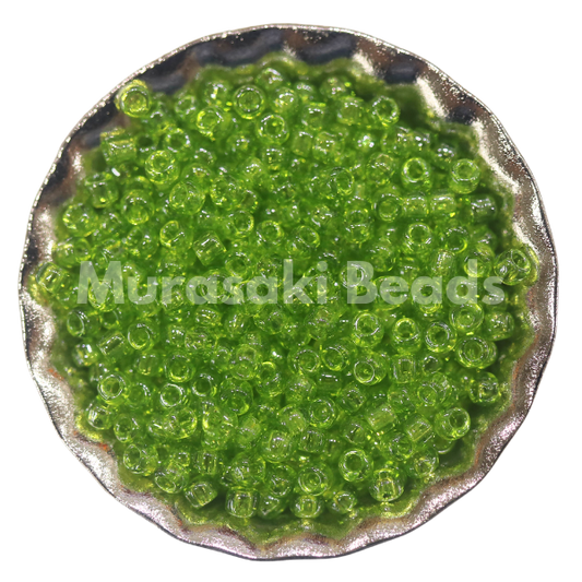 Murasaki Glass Seed Beads Size 11 - 172 Lime Luster
