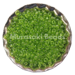 Murasaki Glass Seed Beads Size 11 - 172 Lime Luster