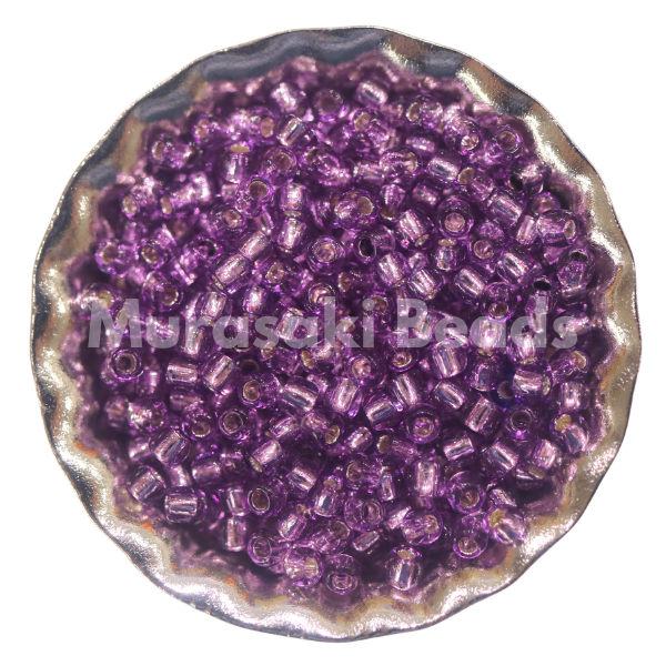 Murasaki Glass Seed Beads Size 11 - 25 Light Orchid