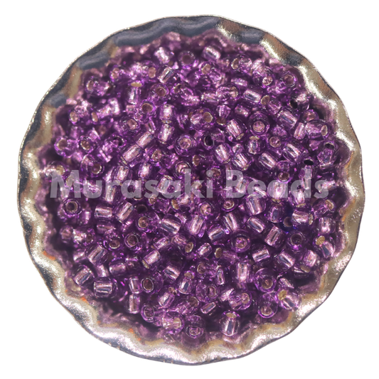 Murasaki Glass Seed Beads Size 11 - 25 Light Orchid