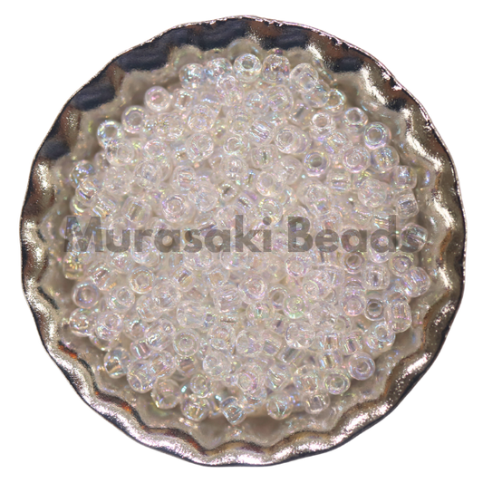 Murasaki Glass Seed Beads Size 11 - 250 Crystal Iridescent