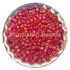 Murasaki Glass Seed Beads Size 11 - 254 Ruby Iridescent