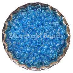 Murasaki Glass Seed Beads Size 11 - 260 Aqua Iridescent