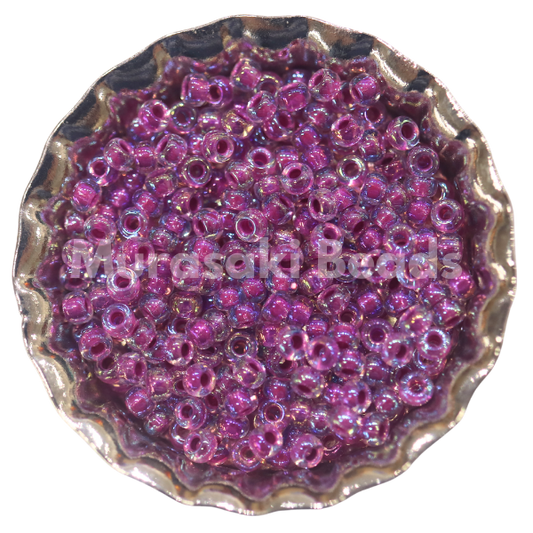 Murasaki Glass Seed Beads Size 11 - 264 Raspberry