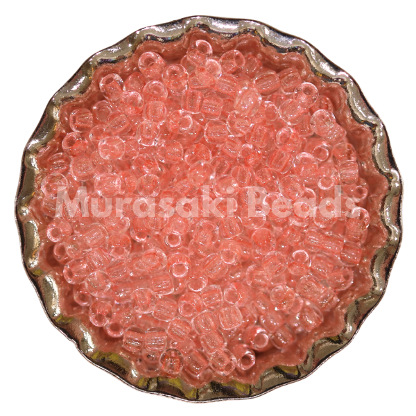 Murasaki Glass Seed Beads Size 11 - 2720 Pinky Peach Glow