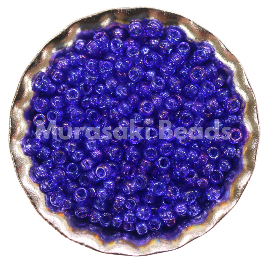 Murasaki Glass Seed Beads Size 11 -299 Cobalt Iridescent