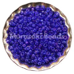 Murasaki Glass Seed Beads Size 11 -299 Cobalt Iridescent