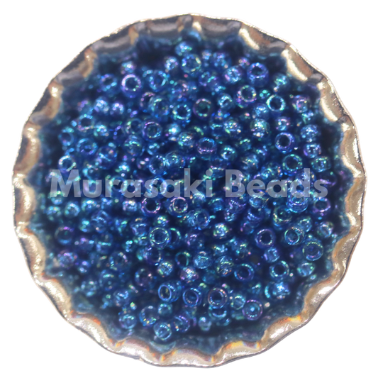 Murasaki Glass Seed Beads Size 11 - 299A Light Montana Blue Iridescent