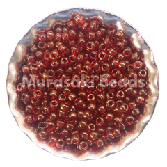 Murasaki Glass Seed Beads Size 11 - 309 Ruby Luster
