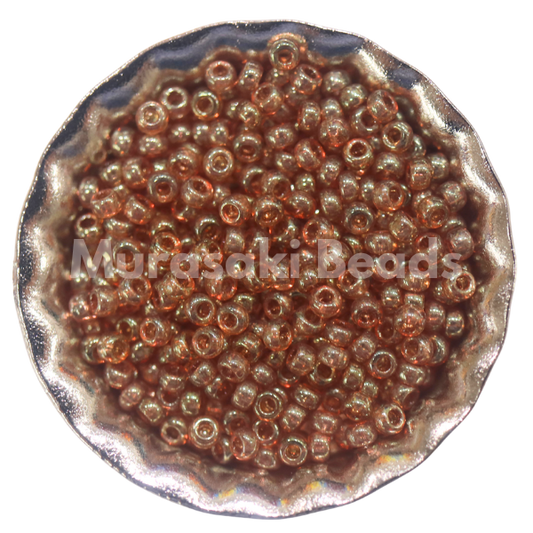 Murasaki Glass Seed Beads Size 11 - 310 Light Topaz Luster