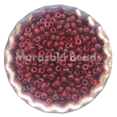 Murasaki Glass Seed Beads Size 11 - 315 Cranberry Iris Luster