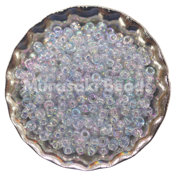 Murasaki Glass Seed Beads Size 11 - 325B Ice Blue Iridescent