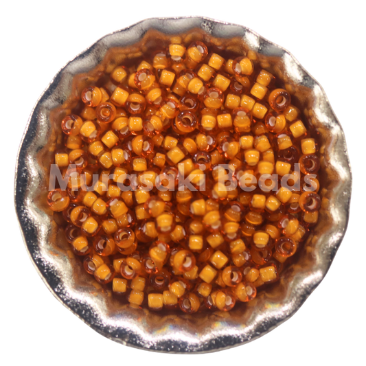 Murasaki Glass Seed Beads Size 11 - 327N Topaz Pumpkin