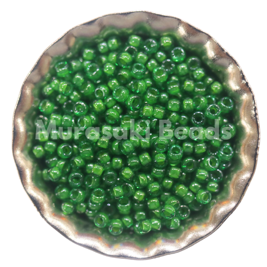 Murasaki Glass Seed Beads Size 11 - 330A Spring Green Luster