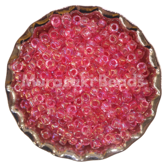 Murasaki Glass Seed Beads Size 11 - 355 Barbie Iridescent