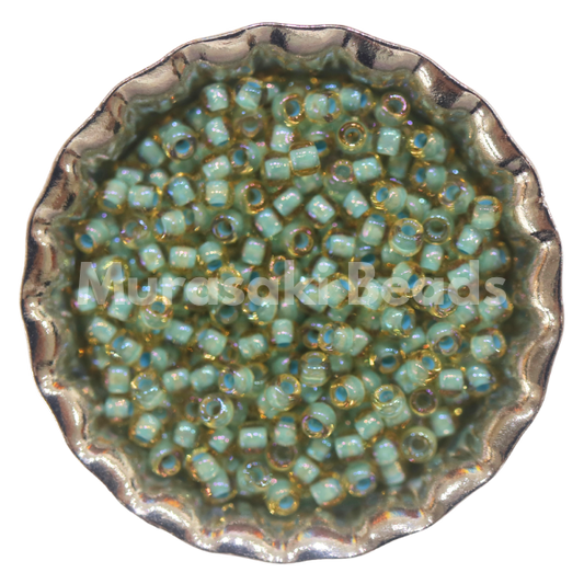 Murasaki Glass Seed Beads Size 11 - 374J Light Topaz Aqua