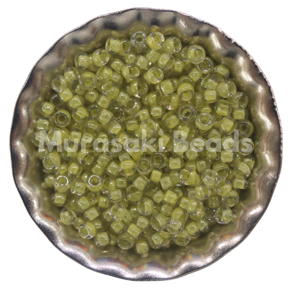 Murasaki Glass Seed Beads Size 11 - 376A Light Grey Pear