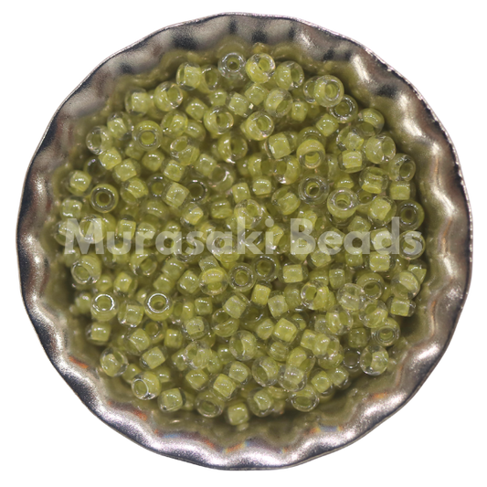 Murasaki Glass Seed Beads Size 11 - 376A Light Grey Pear