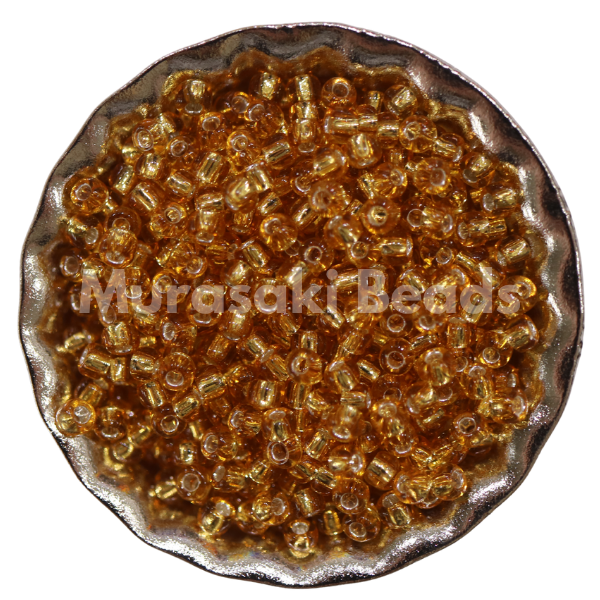 Murasaki Glass Seed Beads Size 11 - 4 Topaz