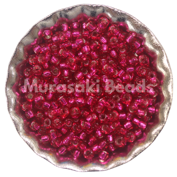 Murasaki Glass Seed Beads Size 11 - 40 Raspberry