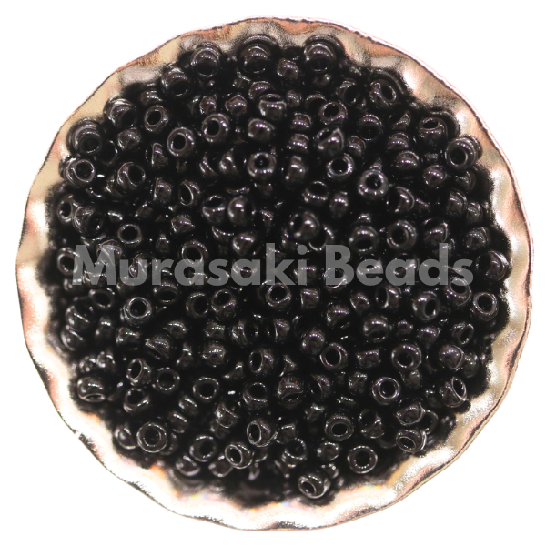 Murasaki Glass Seed Beads Size 11 - 401 Black