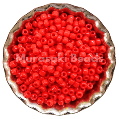 Murasaki Glass Seed Beads Size 11 - 408 Red
