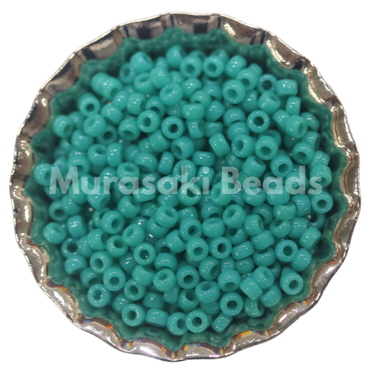 Murasaki Glass Seed Beads Size 11 - 412 Turquoise Green